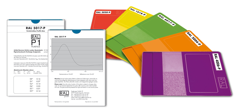 RAL P1劳尔塑胶选色片图样