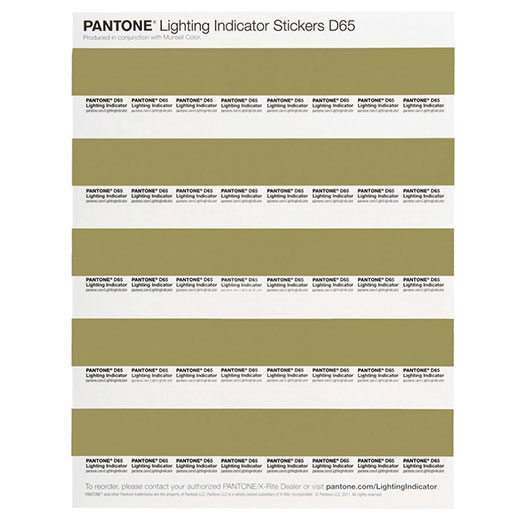PATNONE D65 照明指标贴 LNDS-1PK-D65